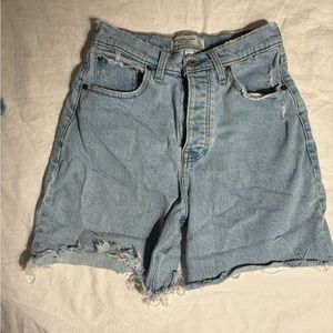 Abercrombie high rise dad shorts